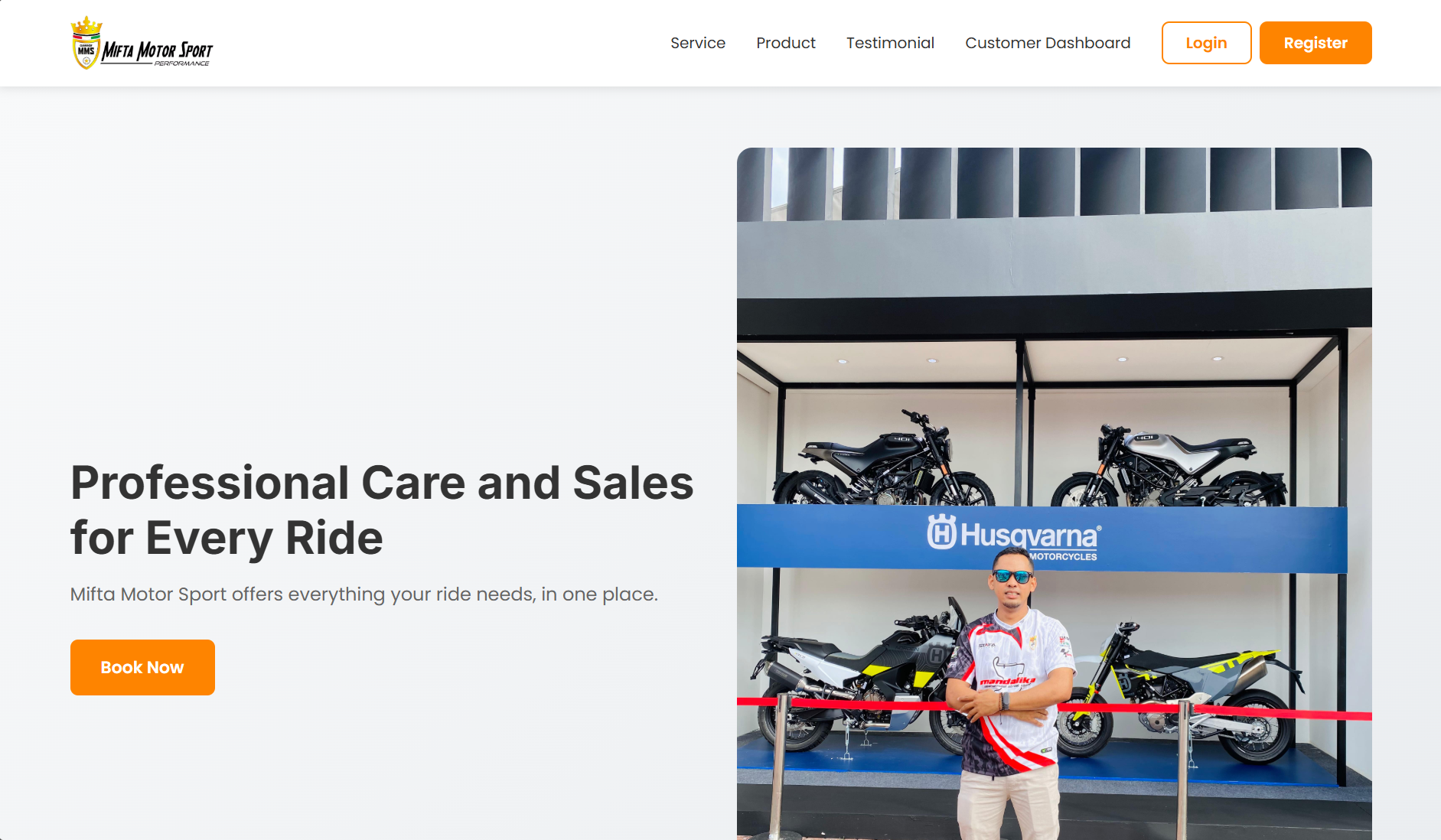 Motorcycle Workshop Website